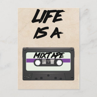 Postal la vida es una cita inspiradora mixtape