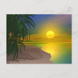 Postal La vida es una playa soleada