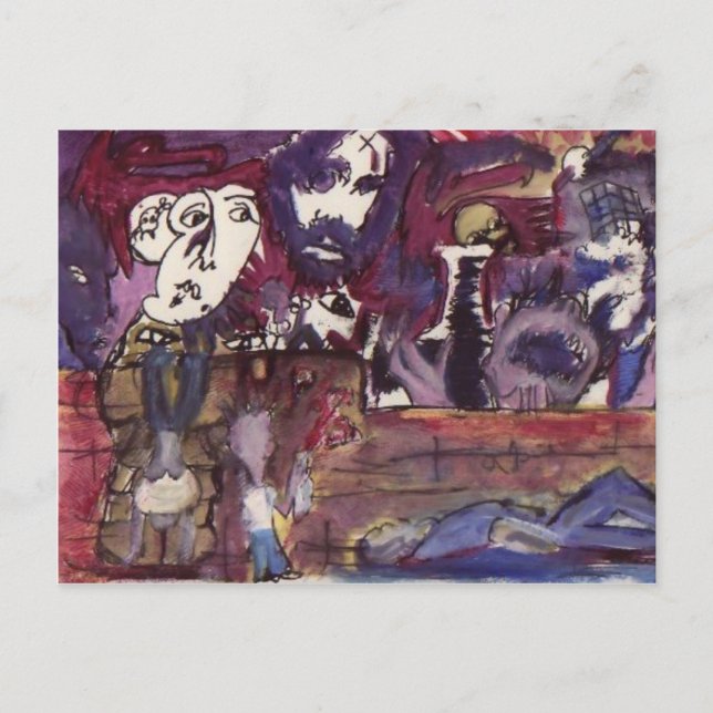 Postal La vida pasó ante mis ojos y ahora ya lo superé (Anverso)