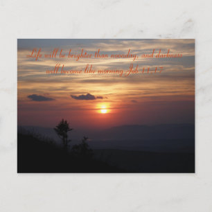 Postal "La vida será..."  -Postal