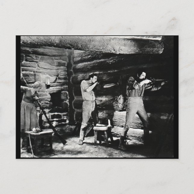 Postal La vida y los tiempos de Daniel Boone (Anverso)