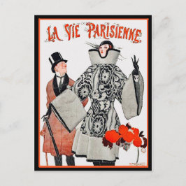 Postal La Vie Parisienne - Moda francesa