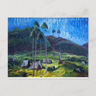 Postal La vieja canadiense Emily Carr Odds y termina la p