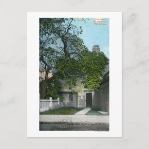 Postal La vieja casa de brujas, entrada principal