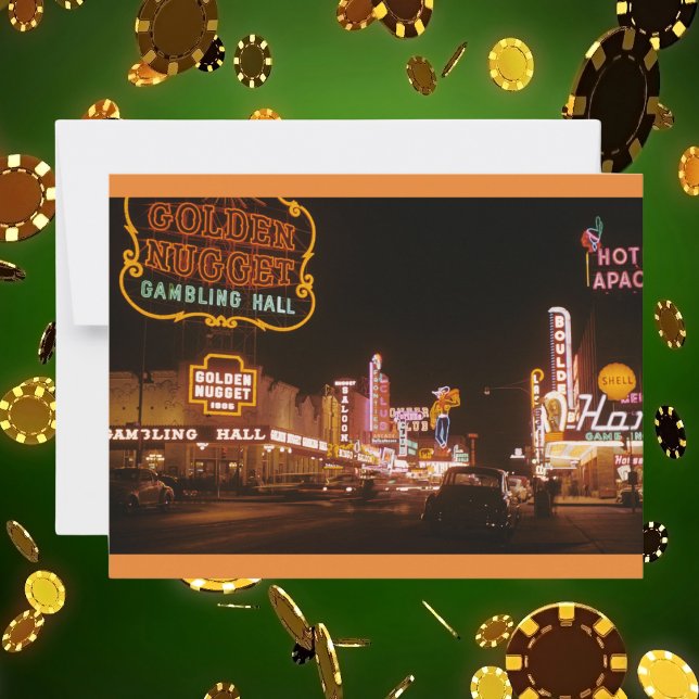 Postal La vieja Nugget de oro de Las Vegas 1952 (Subido por el creador)