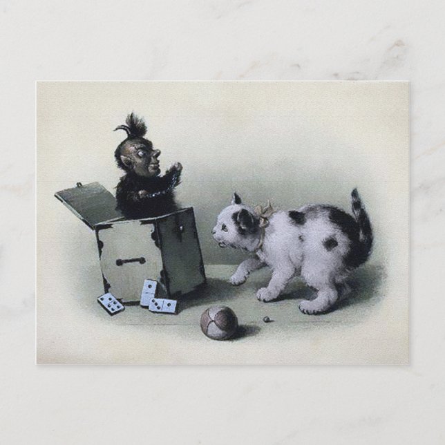 Postal La vieja y temible jota de la caja (Anverso)