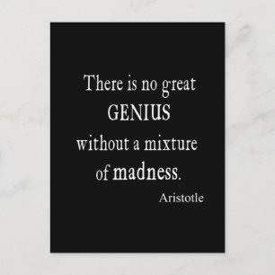 Postal La vintage aristotle gran genialidad