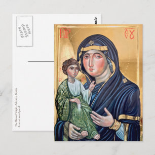 Postal La Virgen Bendita - Icono Advocata Nostra