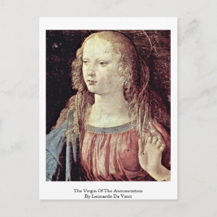 Postal La Virgen De La Anunciación Por