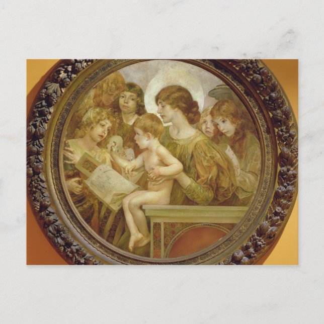 Postal La Virgen de los Ángeles (Anverso)