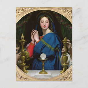 Postal La Virgen del Anfitrión, 1854