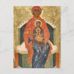 Postal La Virgen, Santa Ana y Cristo, Angelos Akotantos