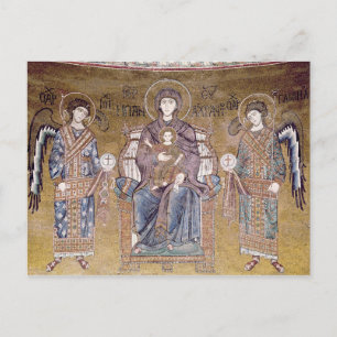 Postal La Virgen y el Niño