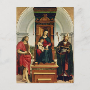Postal La Virgen y el Niño