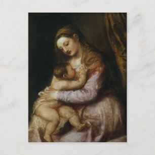 Postal La Virgen y el Niño, c.1570-76