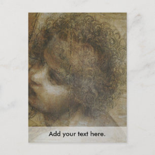 Postal La Virgen y el Niño con Santa Ana y San Juan