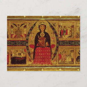 Postal La Virgen y el Niño Enterrados