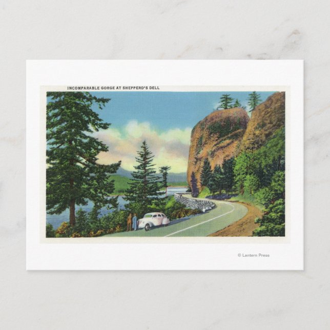 Postal La visión de Dell de Shepperd de una garganta inco (Anverso)