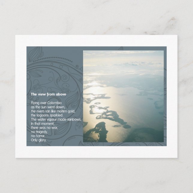 Postal La visión desde arriba (Anverso)