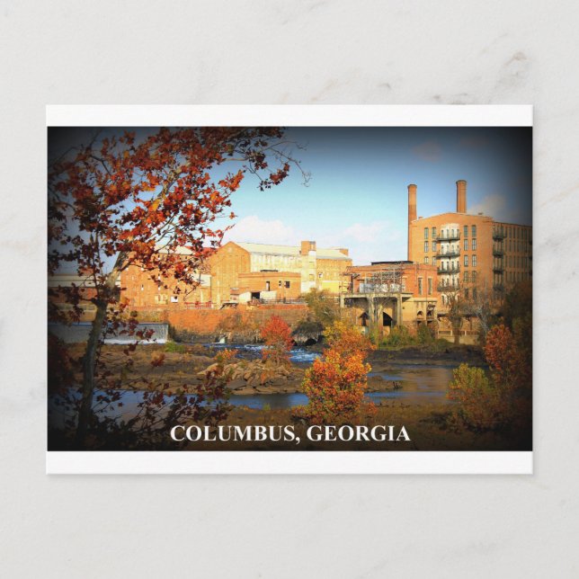 POSTAL LA VISIÓN DESDE LA CIUDAD DE PHENIX, ALABAMA (Anverso)