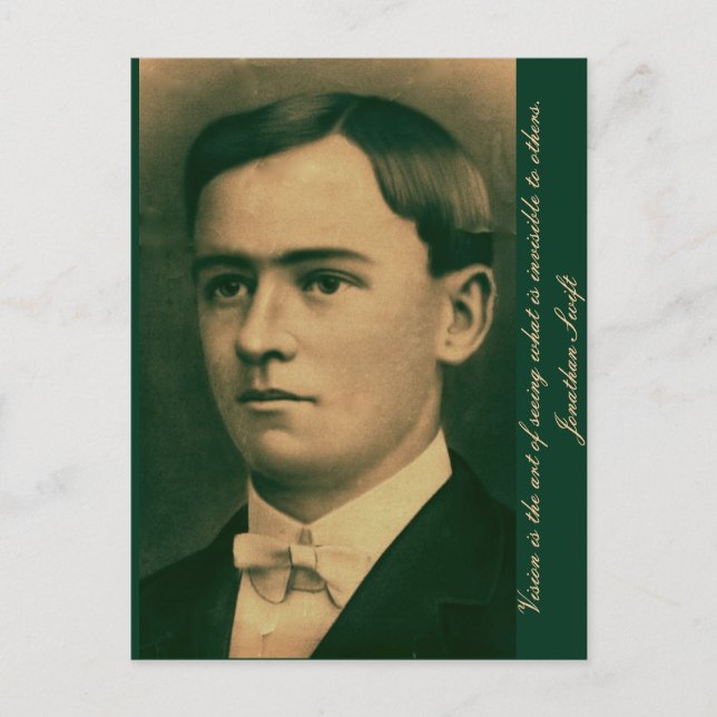 Postal La visión es el arte de ver (Anverso)