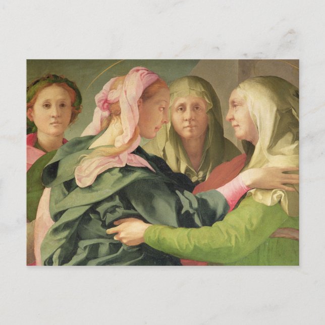 Postal La visita (detalle de 60438) (Anverso)