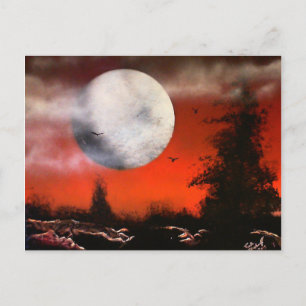 Postal La víspera de Hallow