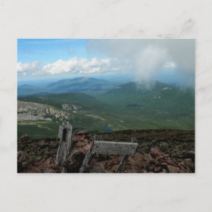 Postal La vista desde Pamola Peak, Baxter State Park, ME