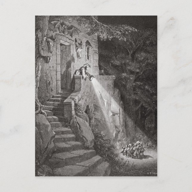 Postal La vivienda del ogro (Anverso)