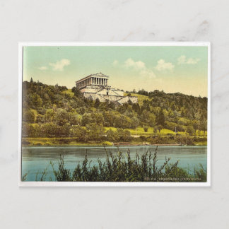 Postal La Walhalla, Ratisbon (Regensburg), Baviera, Alema