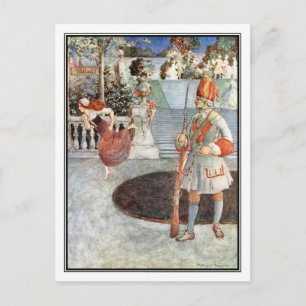 Postal La zapatilla de vidrio de Millicent Sowerby