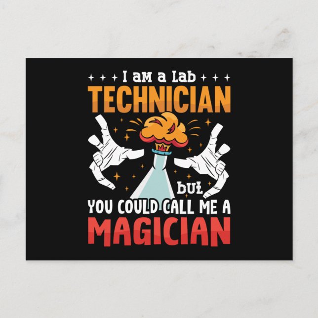 Postal Lab Tech I Soy Técnico De Laboratorio Científico (Anverso)