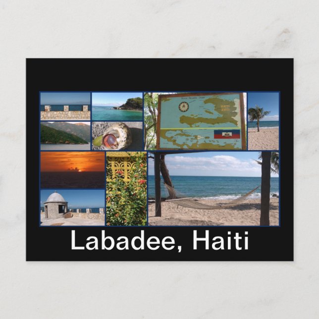 Postal Labadee, Haití (Anverso)