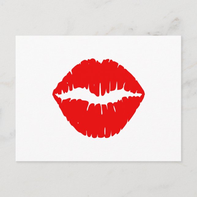 Postal Labial Rojo (Anverso)