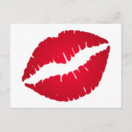 Postal Labial Rojo Rico