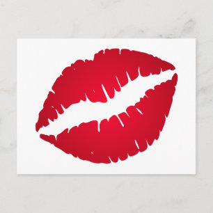 Postal Labial Rojo Rico