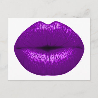 POSTAL LABIALES PURPURA POSITIVAMENTE MAQUILLAJE BELLEZA