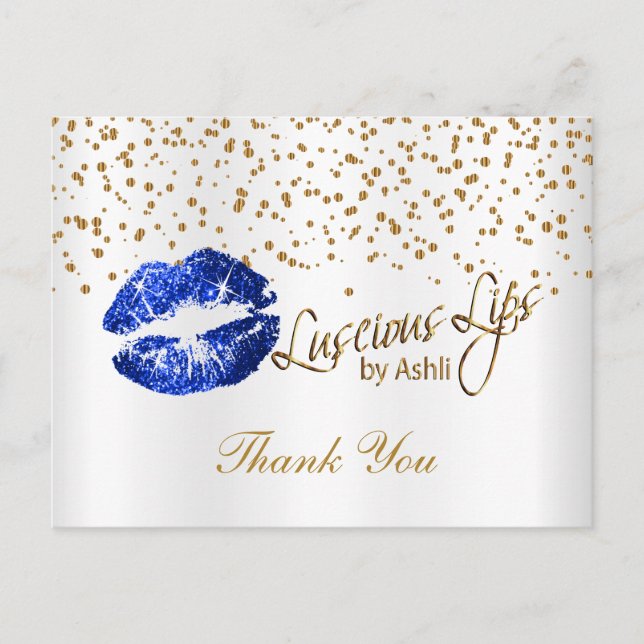 Postal Labios Lujuriosos - Gracias (Anverso)