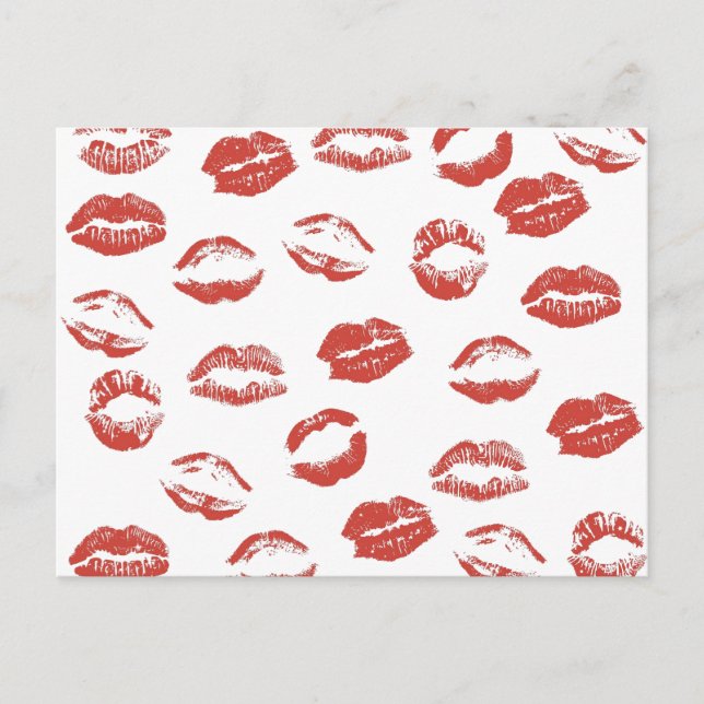 Postal Labios rojos (Anverso)