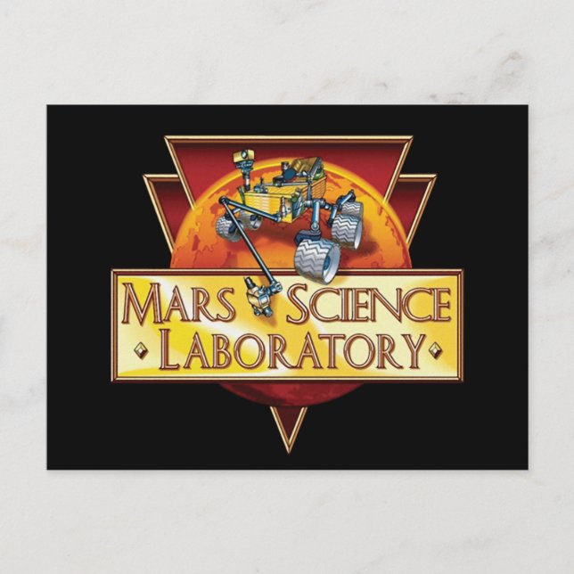 Postal Laboratorio de Ciencia de Marte (Anverso)