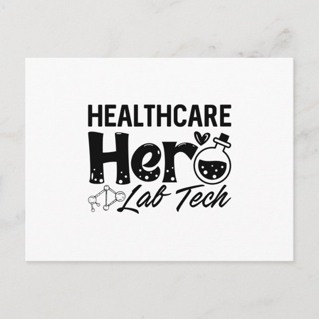 Postal Laboratory Technician Healthcare Hero Lab Tech (Anverso)