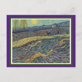 Postal Laboureur dans un Champ, Van Gogh, Bella Artes