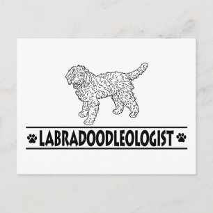 Postal Labradoodle humorístico