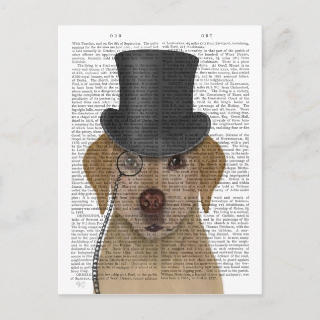 Postal Labrador amarillo, hebilla formal y Gorra (Anverso)