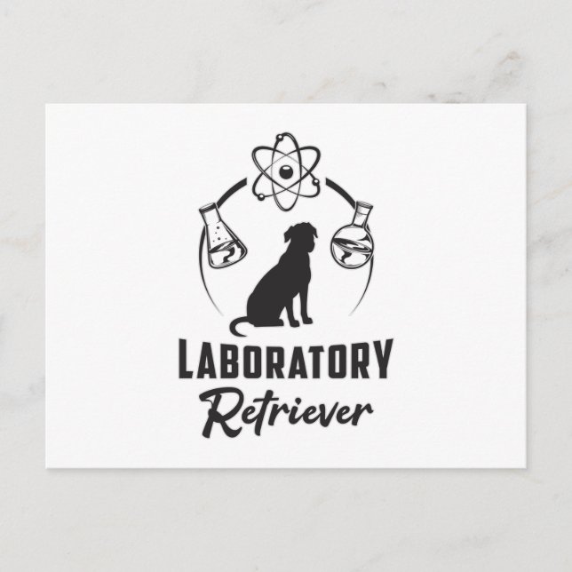 Postal Labrador de laboratorio que recupera perro Lover r (Anverso)