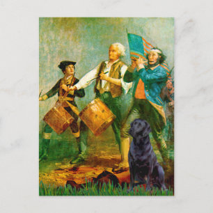 Postal Labrador (negro) - Espíritu del 76
