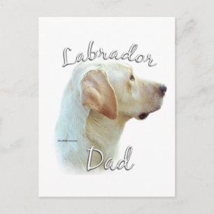Postal Labrador Recuperador (amarillo) Papá 2