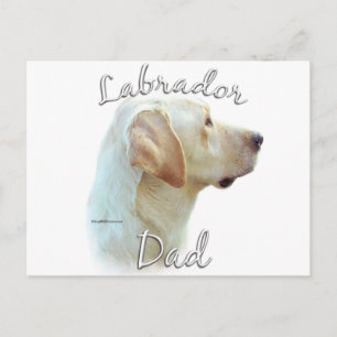Postal Labrador Recuperador (amarillo) Papá 2