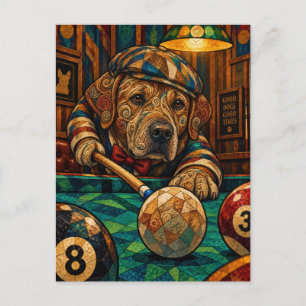 Postal Labrador Retriever, Mosaico Geométrico