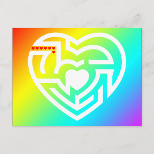 Postal labrynth de amor